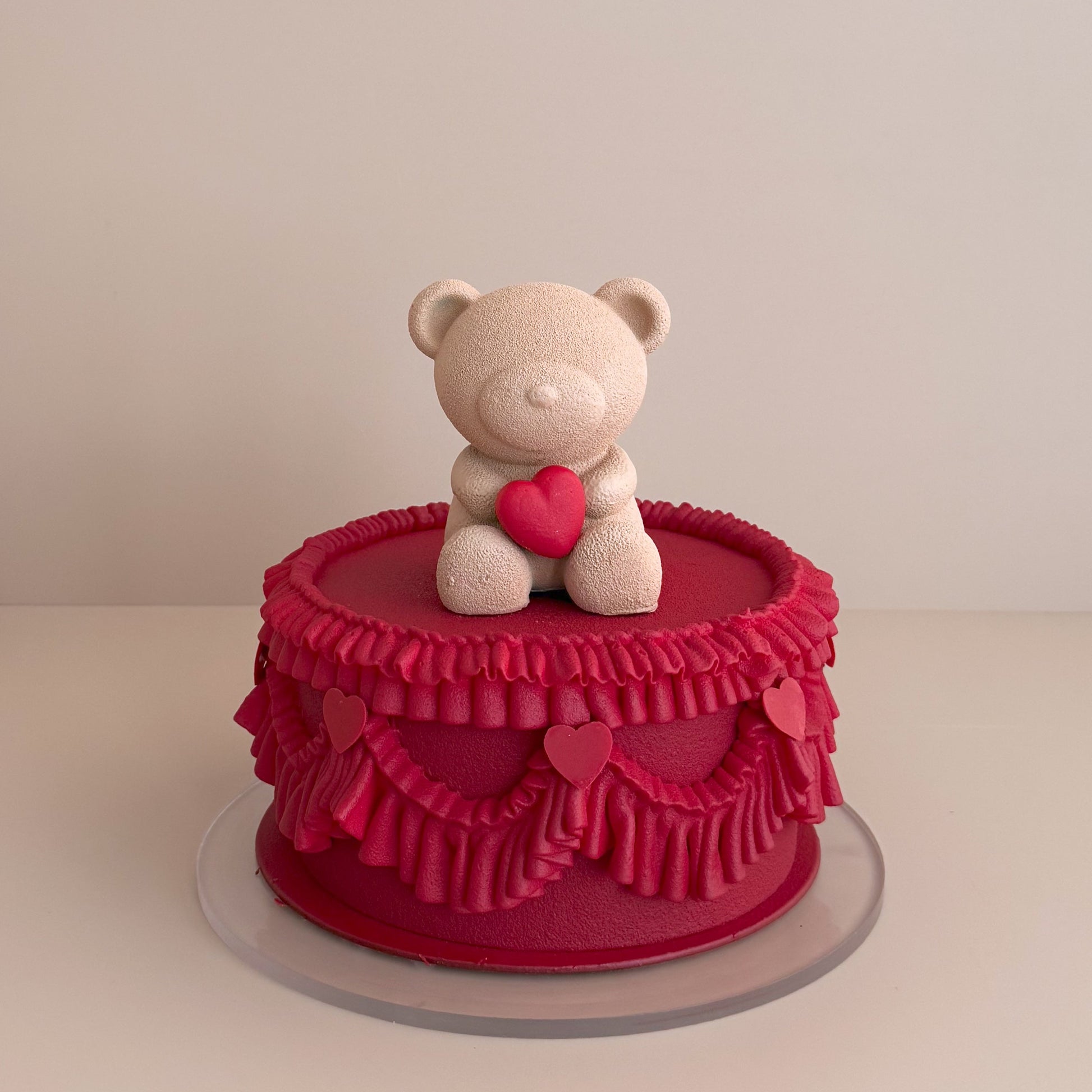 Valentines teddy bear cake auckland cake