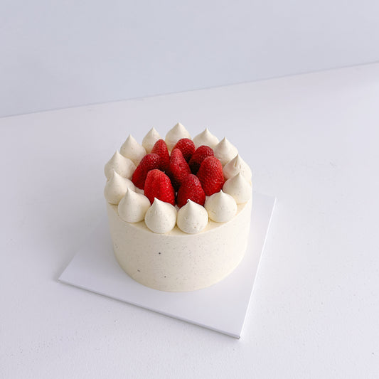 Vanilla strawberry chiffon cake auckland 